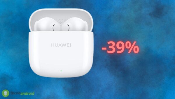 Huawei FreeBuds SE 2, l'offertissima su AMAZON con 20 euro di sconto