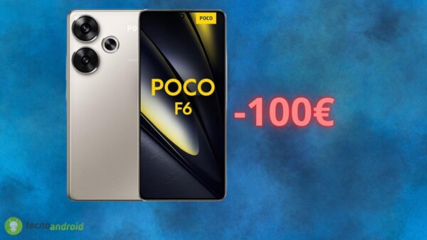 Amazon offre il Poco F6 con uno sconto incredibile (-150€)