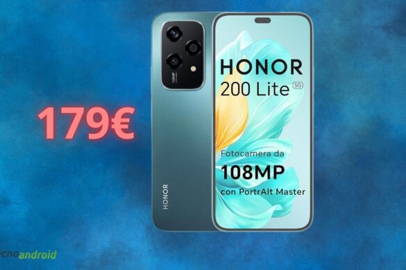 Honor 200 Lite è in SCONTO ASSURDO su Amazon solo oggi