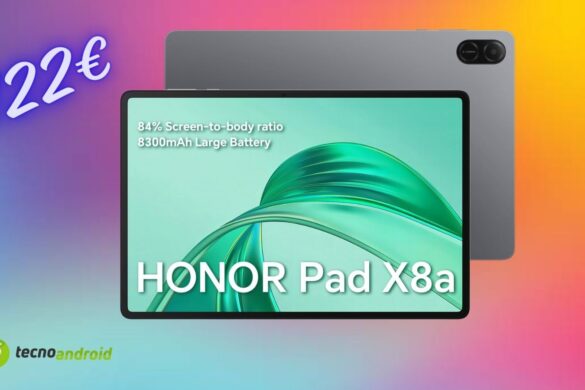 HONOR Pad X8a in offerta speciale su Amazon: oggi a soli 122 euro