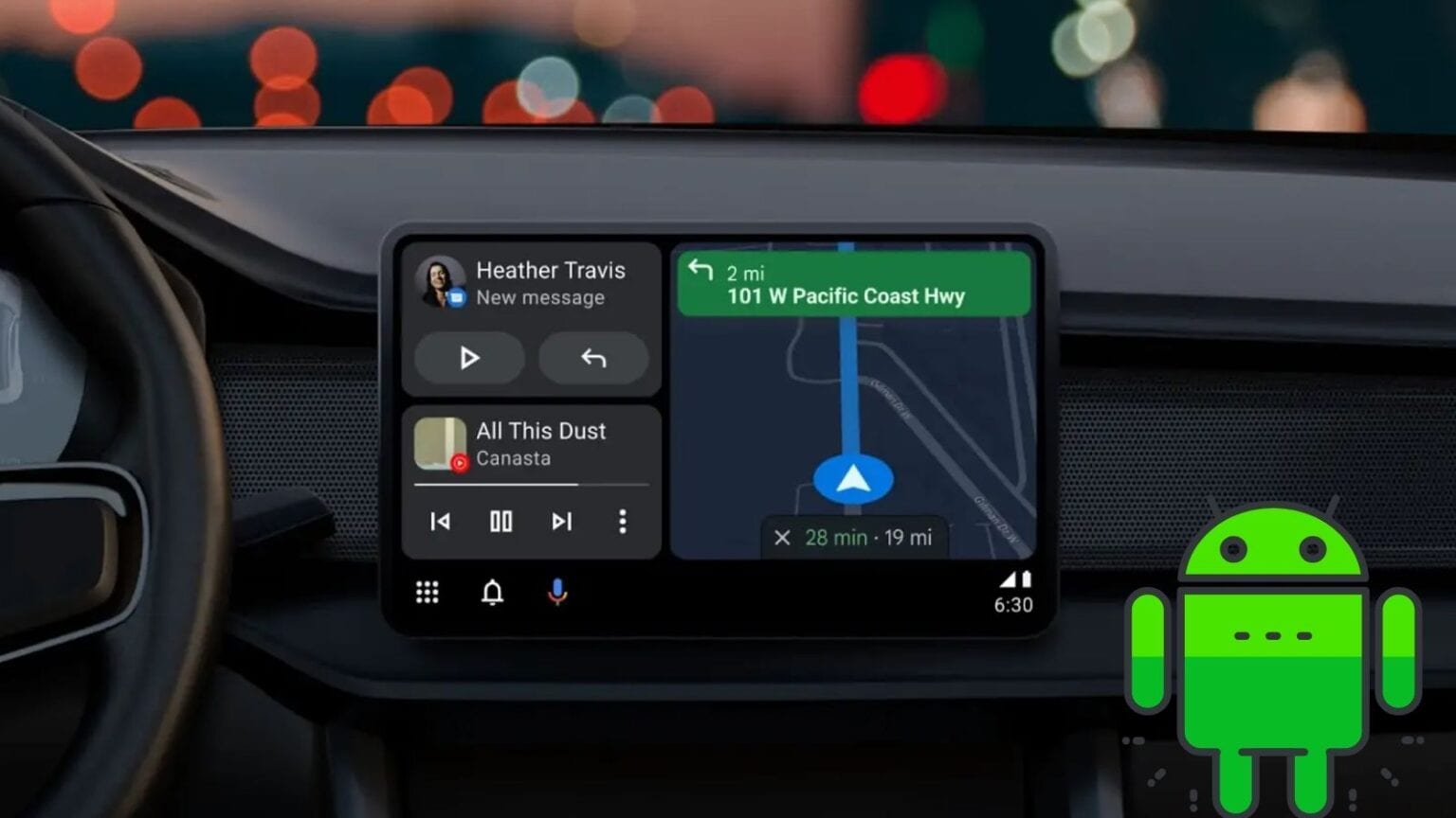 Android Auto: climatizzazione a portata di touch sul display