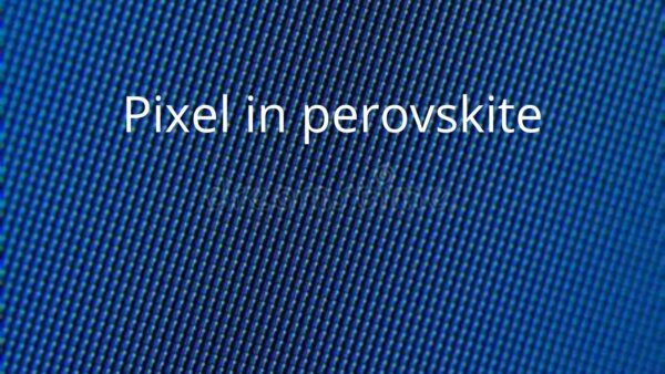 LED in perovskite, pixel sempre più piccoli