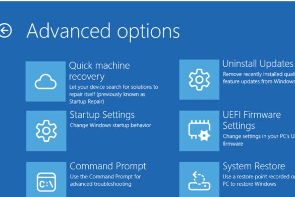Windows 11 introduce Quick Recovery che rende rapidi i problemi di avvio