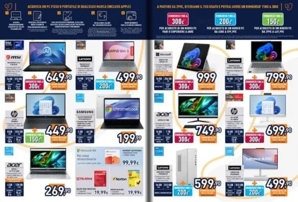 Screenshot 2025-03-23 164935 volantino unieuro 20-2 aprile