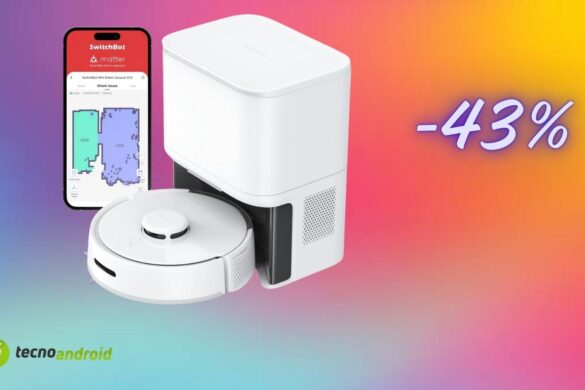 SwitchBot K10+: il robot aspirapolvere che Amazon sconta di 170€