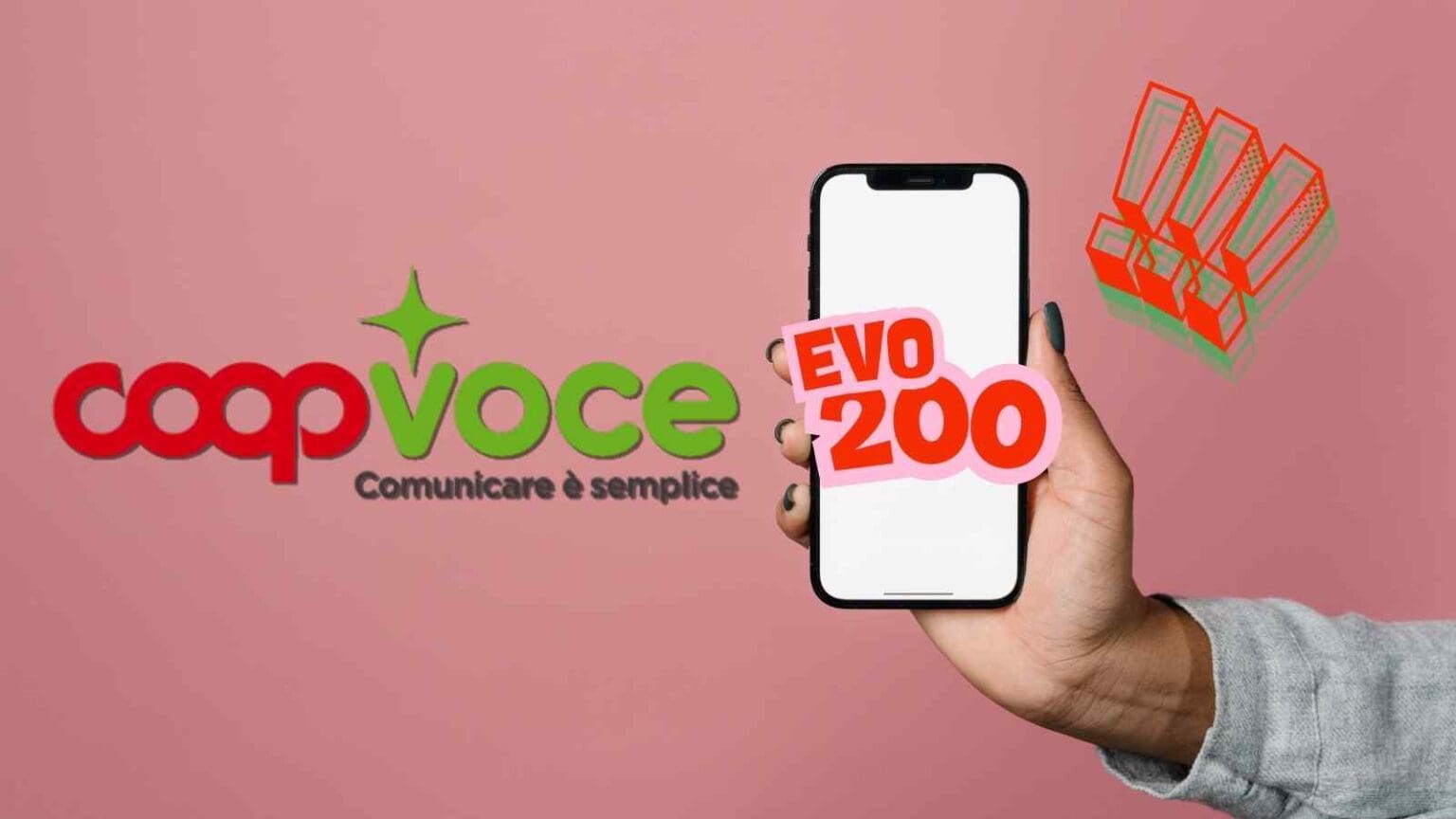 CoopVoce offre EVO 200 a 7,90€/mese con 200 GB, minuti illimitati e nessun costo nascosto, fino al 2 aprile.