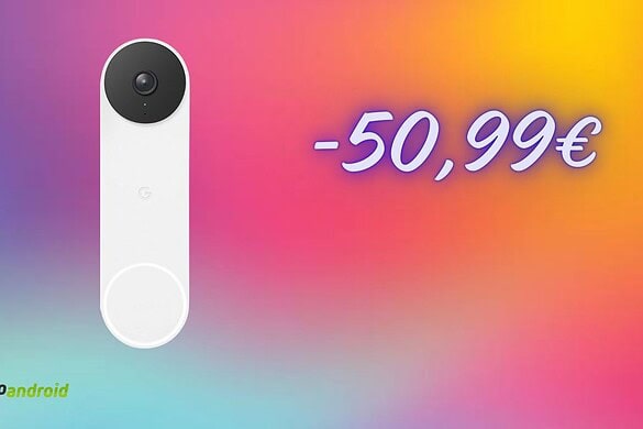 Le offerte shock di Amazon continuano: sul Nest Doorbell di Google risparmi oltre 50€