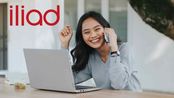 Iliad Giga 200 offre 200 GB, 5G, chiamate e SMS illimitati a 9,99€ al mese, senza costi nascosti e con opzione di roaming internazionale.
