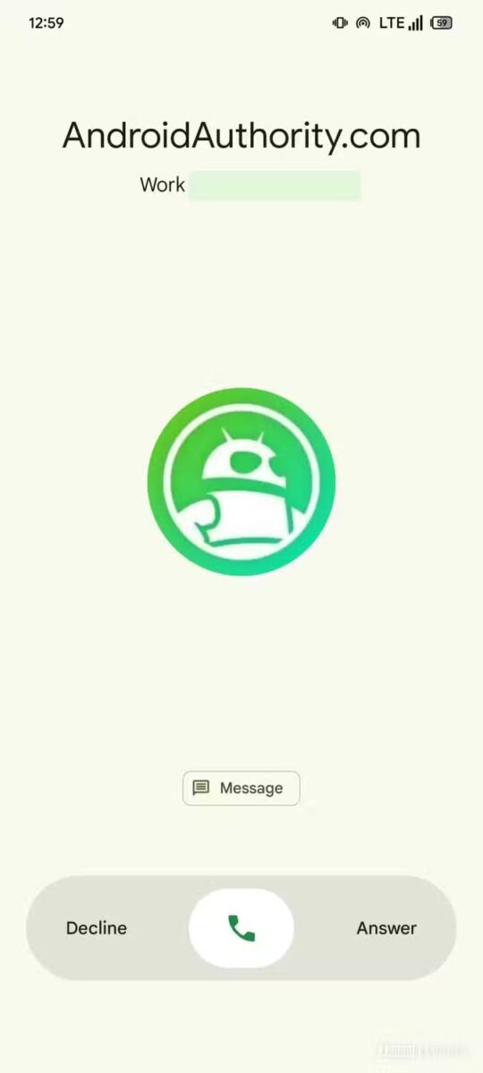 Google Telefono nuova schermata di risposta