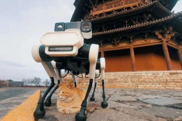 Lenovo, il robot a sei zampe proteggerà una pagoda in Cina: eccolo qui
