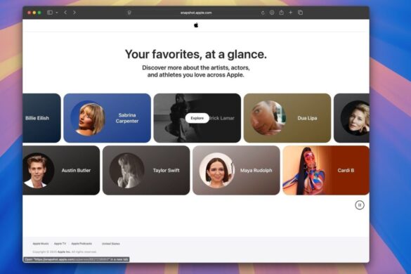 Apple Snapshot, il nuovo spazio dedicato per seguire personaggi famosi