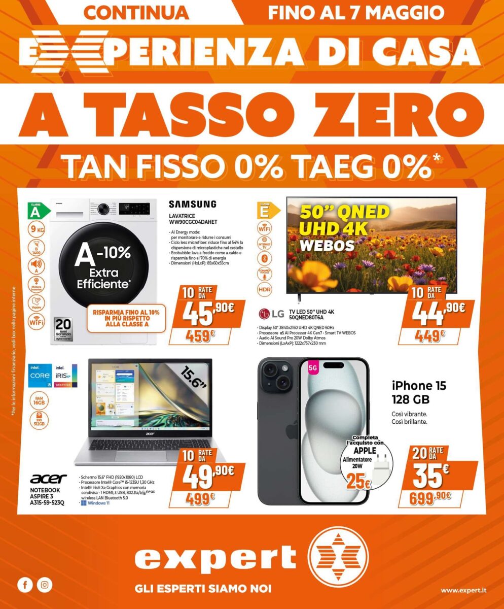 volantino expert aprile-maggio