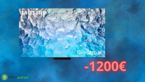 Amazon PAZZA con lo sconto di 1200 euro sulla smart TV Samsung