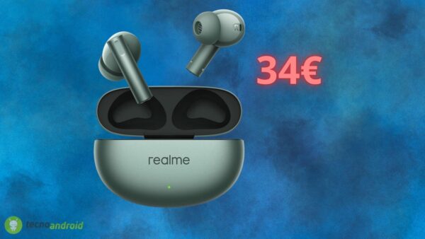 Amazon sconta le cuffie Realme a soli 34 euro: acquistatele subito