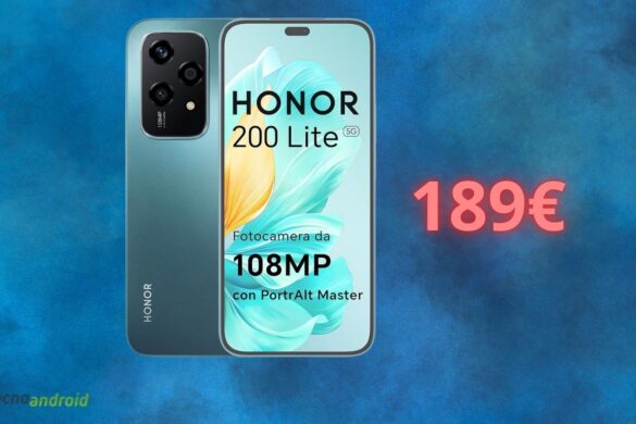 Honor 200 Lite costa SEMPRE MENO su Amazon: ecco lo SCONTO folle