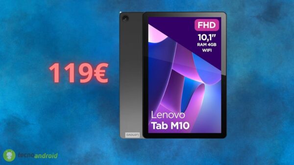 Tablet Lenovo a prezzo da SALDO su Amazon: offerta ASSURDA per tutti