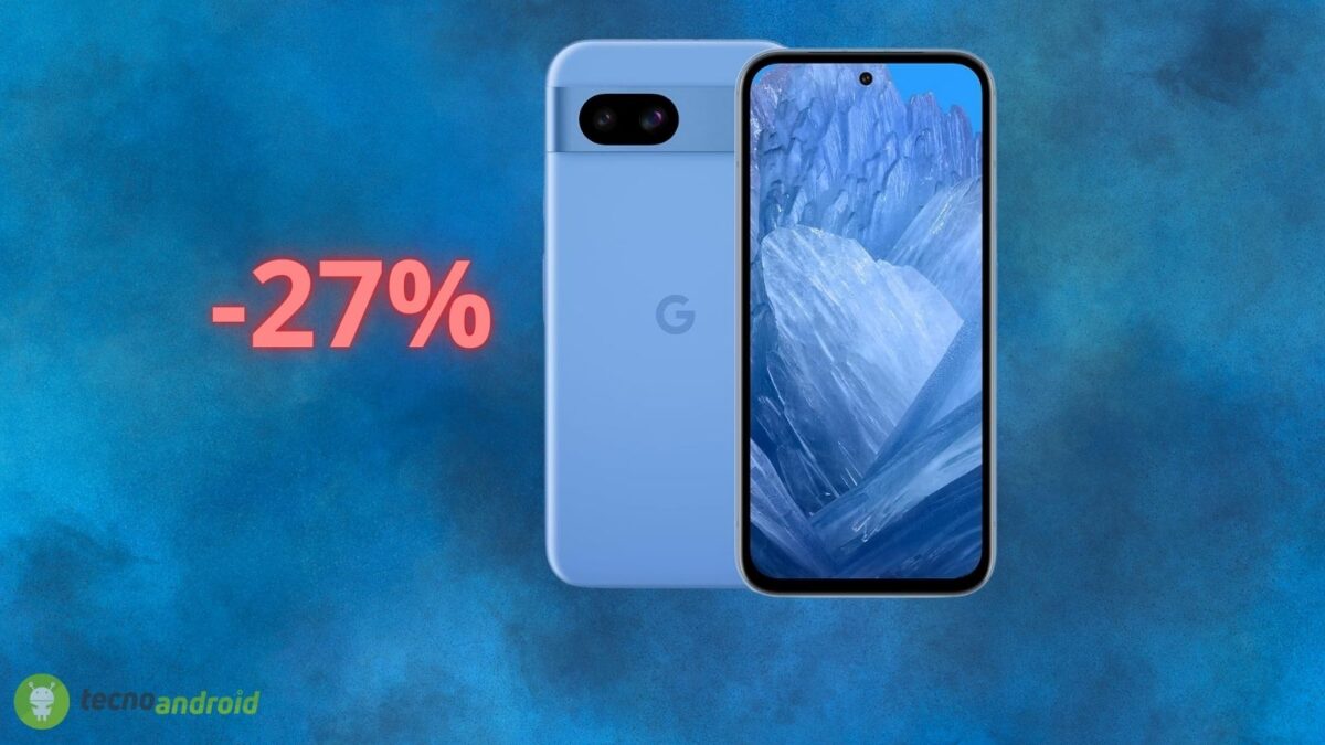 Amazon, il prezzo di Google Pixel 8a CROLLA del 27% solo oggi