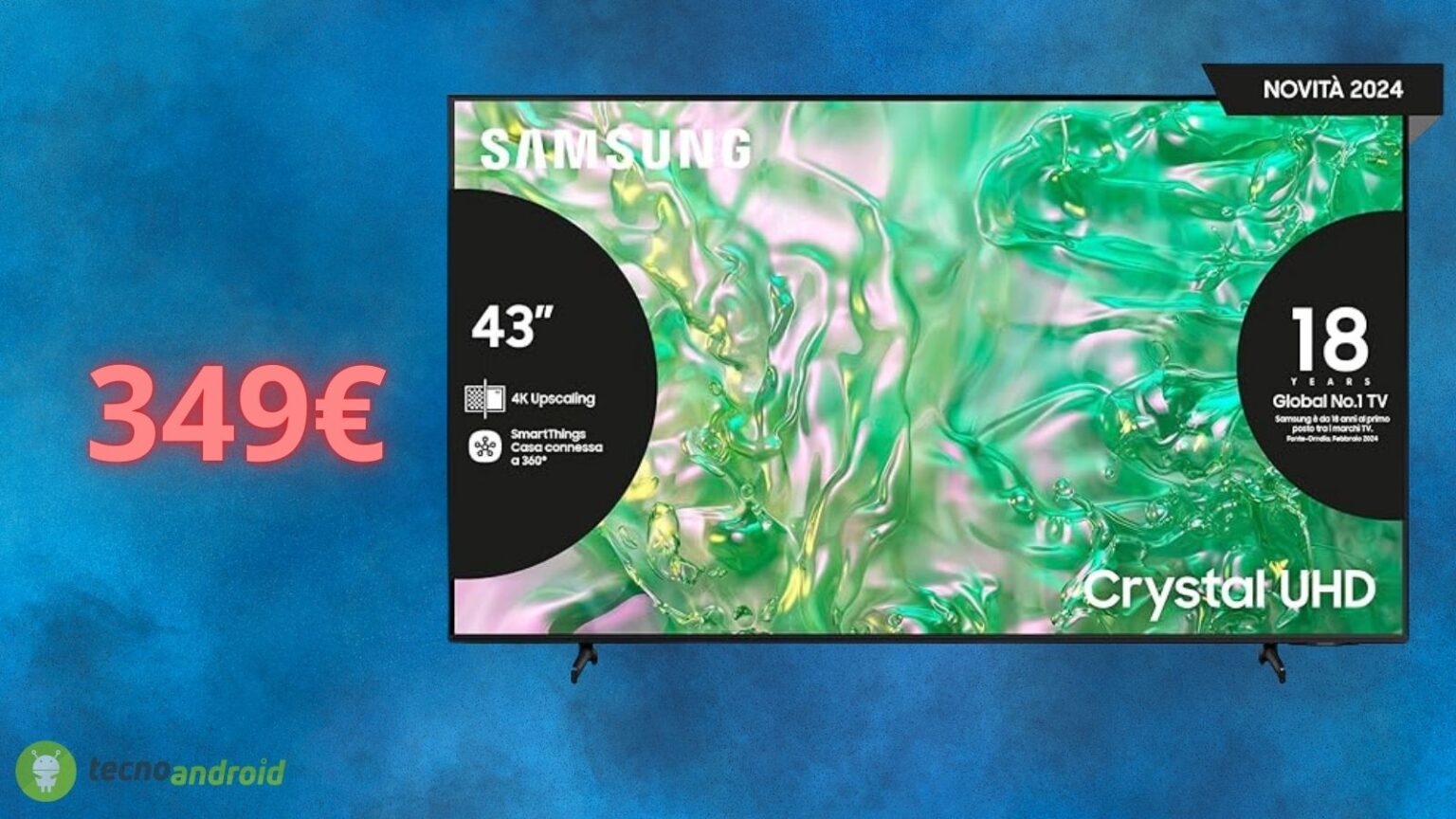 Amazon, il prezzo è della SMART TV Samsung è al MINIMO STORICO oggi