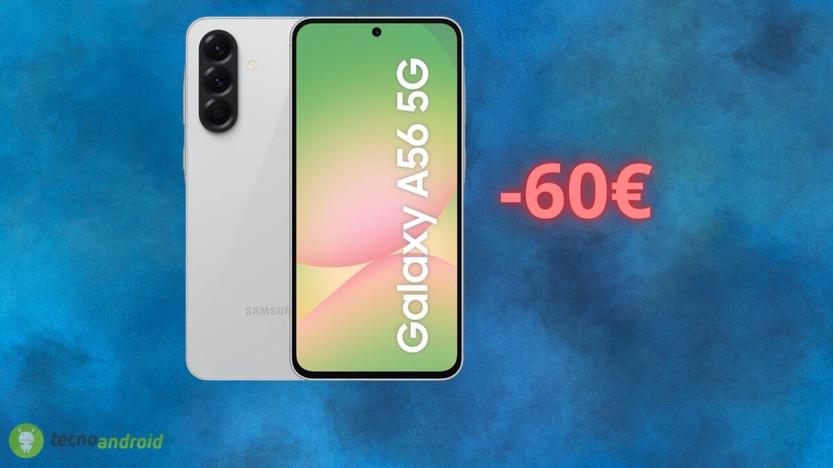 Amazon, il prezzo di Samsung Galaxy A56 è il più BASSO di SEMPRE