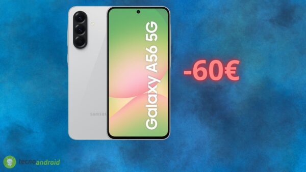 Amazon, il prezzo di Samsung Galaxy A56 è il più BASSO di SEMPRE