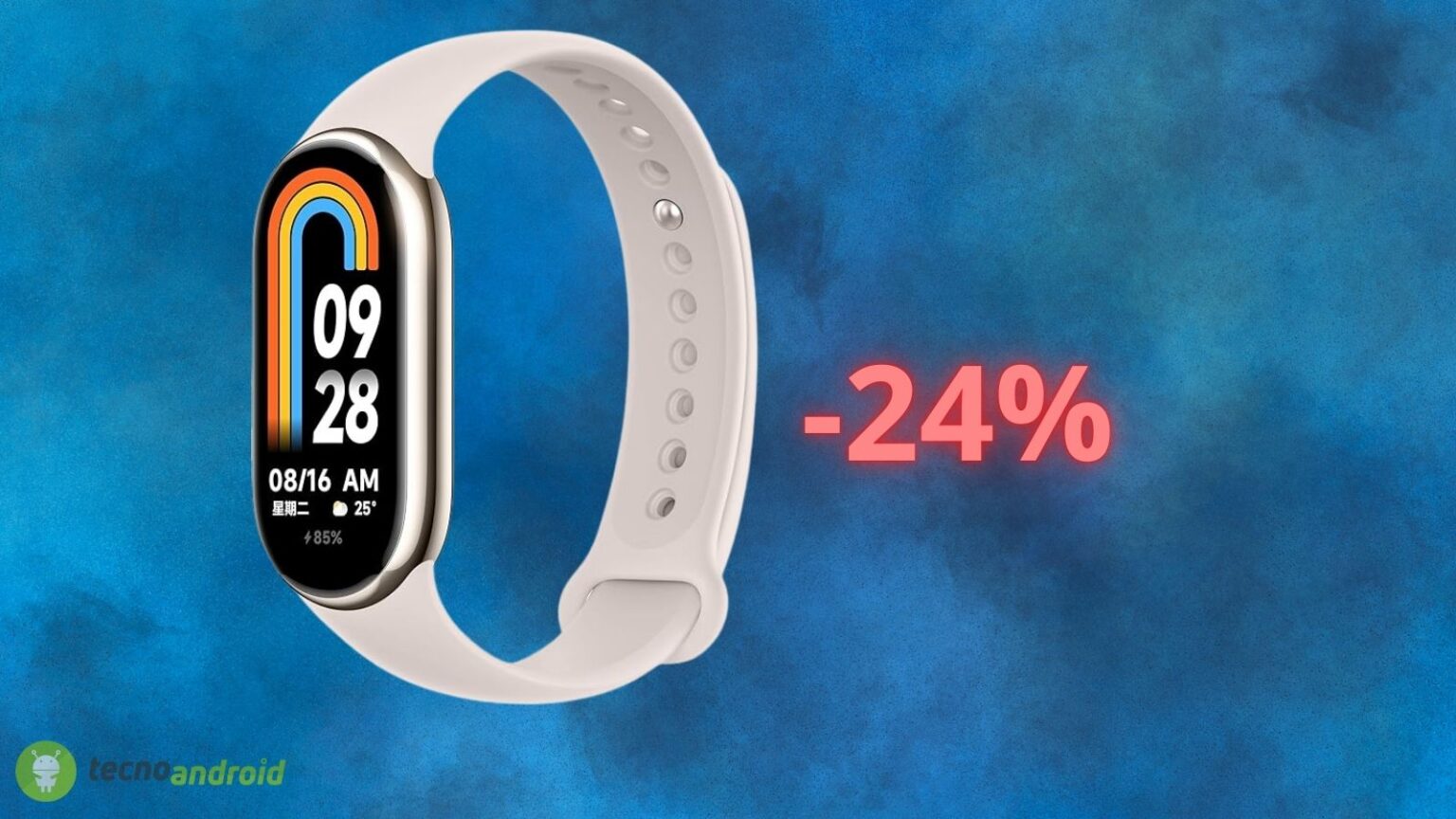 Xiaomi Smart Band 8 è in SCONTO assurdo su Amazon: offerta del 24% solo oggi