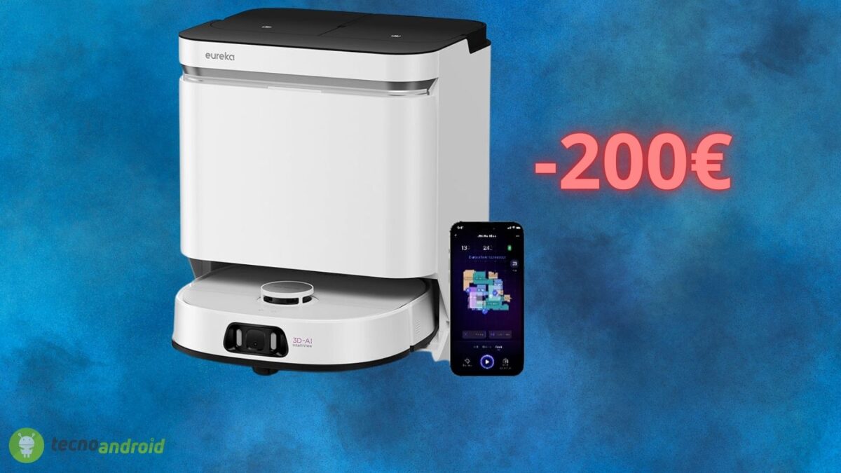 Robot aspirapolvere EUREKA con 200 euro di SCONTO su Amazon: l'offerta è ASSURDA
