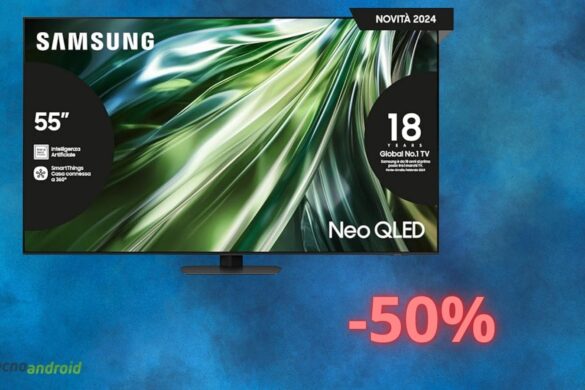 Smart TV Samsung in SCONTO di 900 euro su AMAZON: offerta incredibile