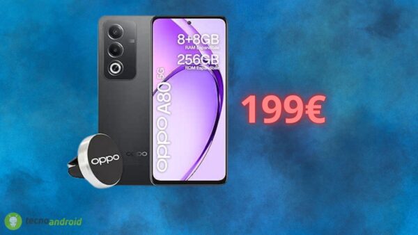 Sconto AMAZON con offerta REGALO su Oppo A80