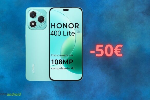 Honor 400 Lite è in SCONTO di 50 euro con coupon gratis su Amazon