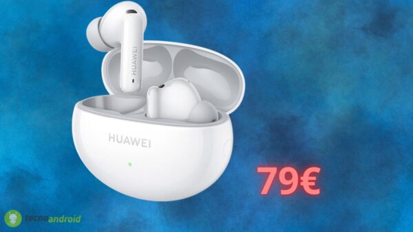 Amazon assurda con lo SCONTO incredibile sulle Huawei FreeBuds 6i