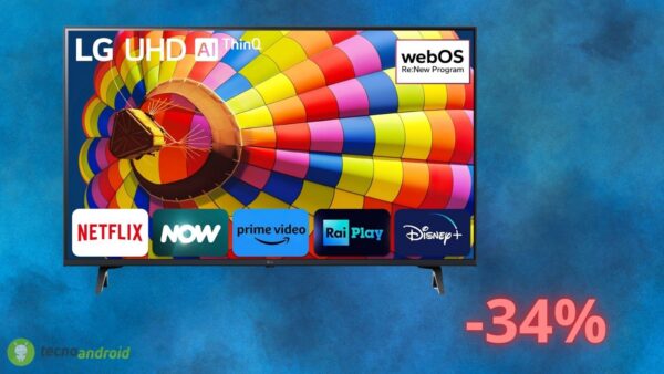 Smart TV LG in offerta su Amazon: lo sconto di 170 euro fa impazzire tutti