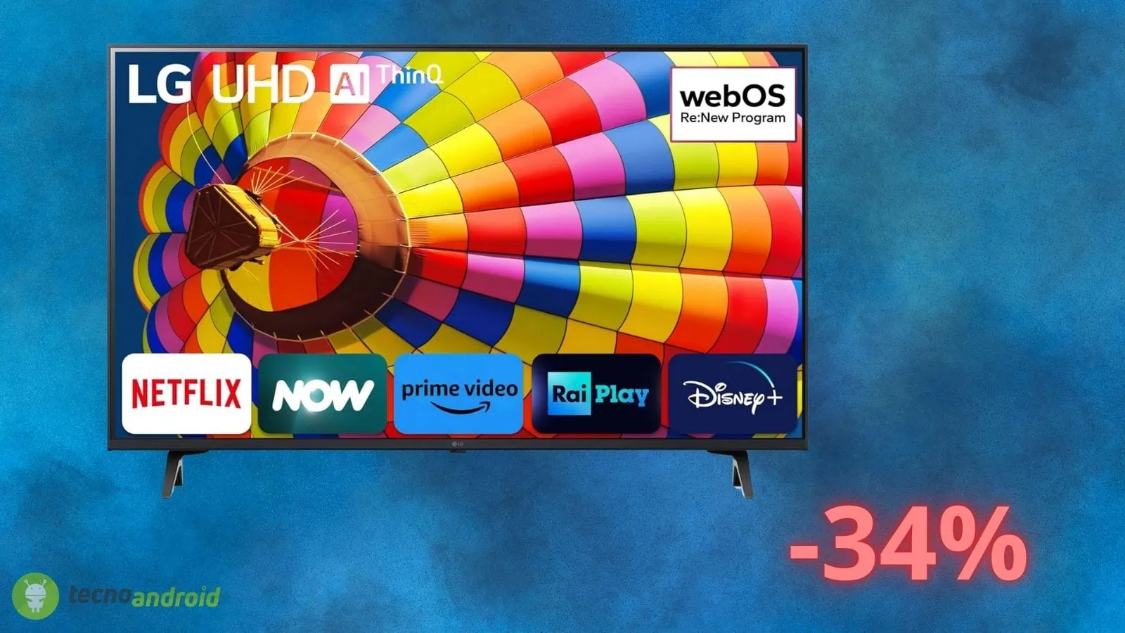 Smart TV LG in offerta su Amazon: lo sconto di 170 euro fa impazzire tutti