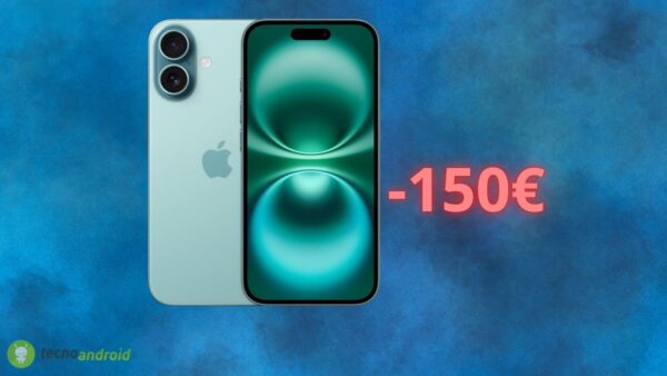 Apple iPhone 16, offerta con sconto IMPERDIBILE su Amazon: -150 euro