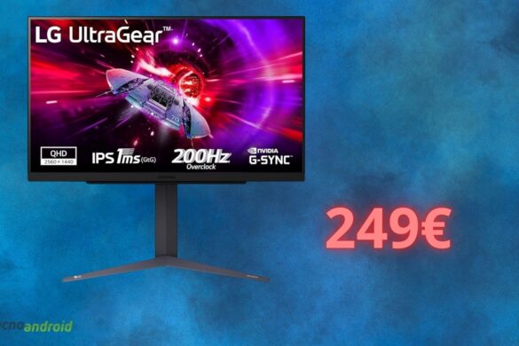 Monitor LG UltraGear al prezzo più basso su Amazon: è quasi un regalo