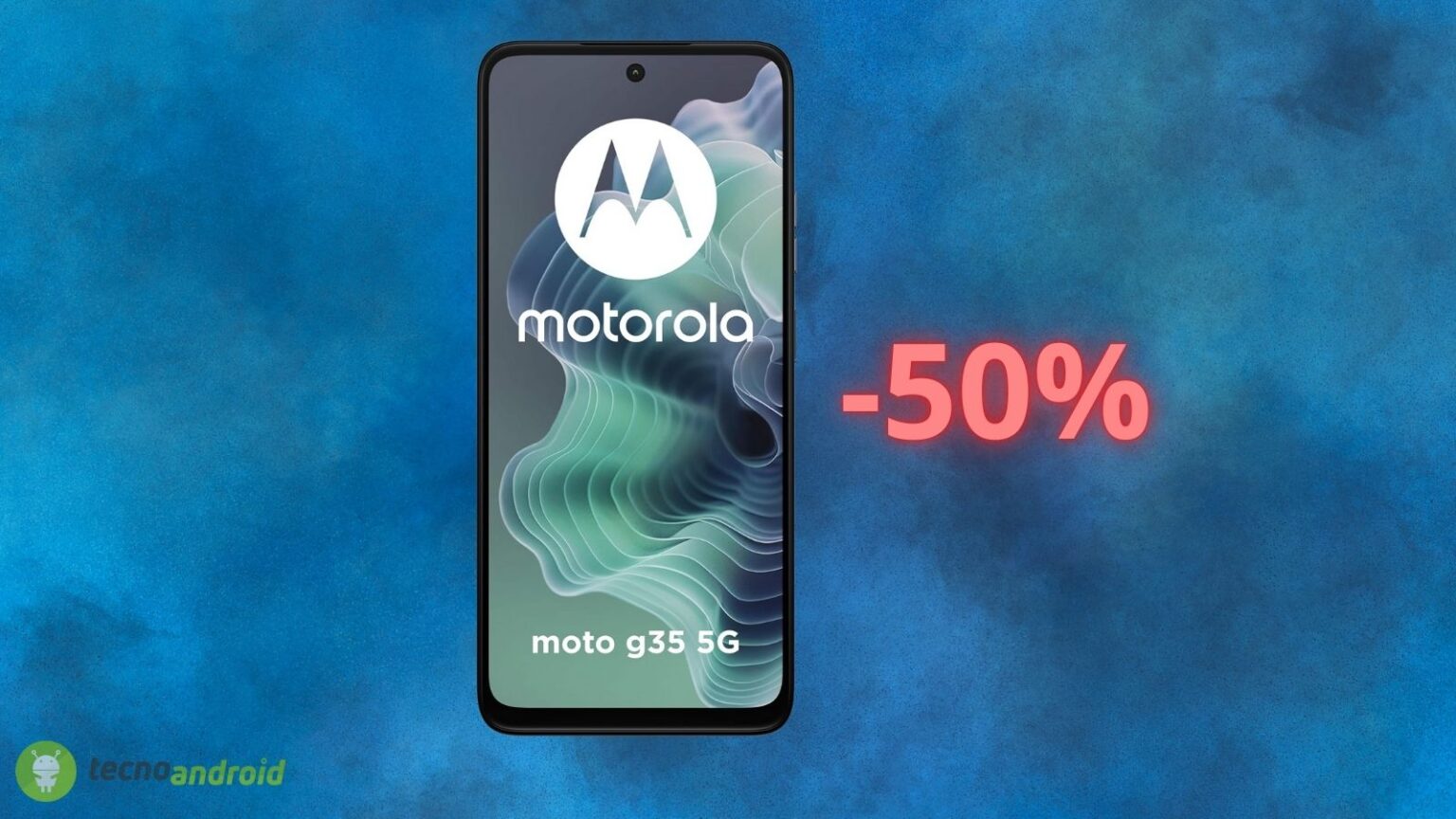 Amazon SHOCK con lo sconto folle del 50% su Motorola Moto G35