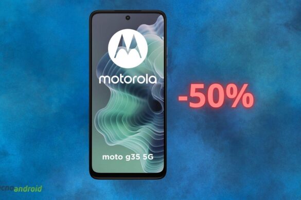 Amazon SHOCK con lo sconto folle del 50% su Motorola Moto G35