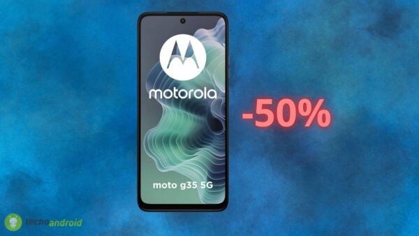 Amazon SHOCK con lo sconto folle del 50% su Motorola Moto G35