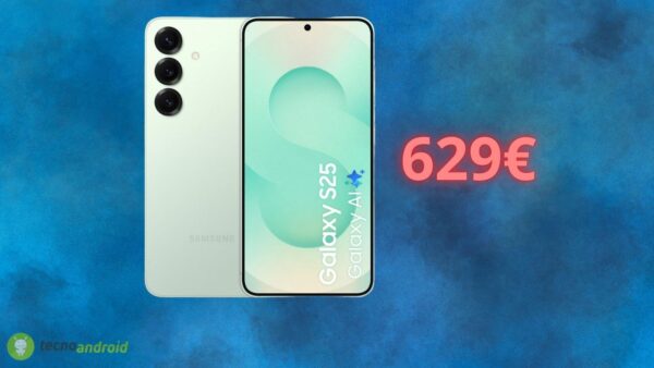 Samsung Galaxy S25, offerta con PREZZO DIMEZZATO oggi su Amazon