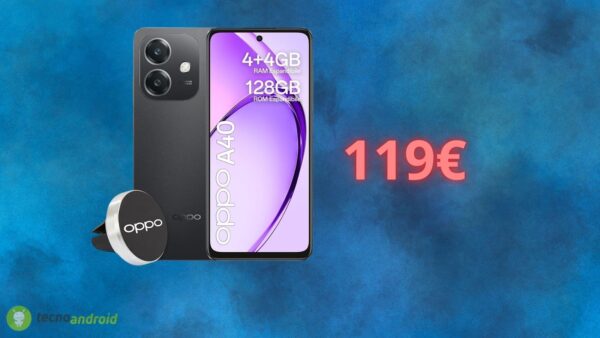 Oppo A40 è in regalo su Amazon con lo sconto del 22%