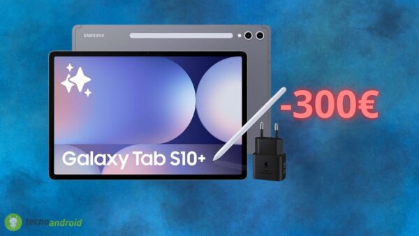 Amazon, solo oggi quasi GRATIS il Samsung Galaxy Tab S10+