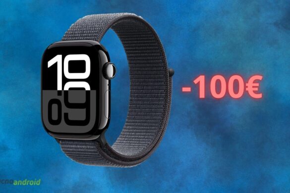 Amazon, prezzo da PAZZI oggi su Apple Watch Series 10: sconto di 100 euro