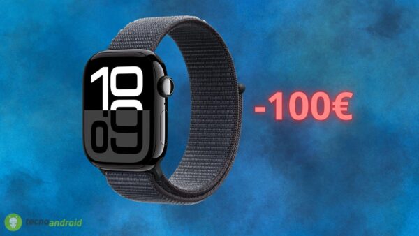 Amazon, prezzo da PAZZI oggi su Apple Watch Series 10: sconto di 100 euro
