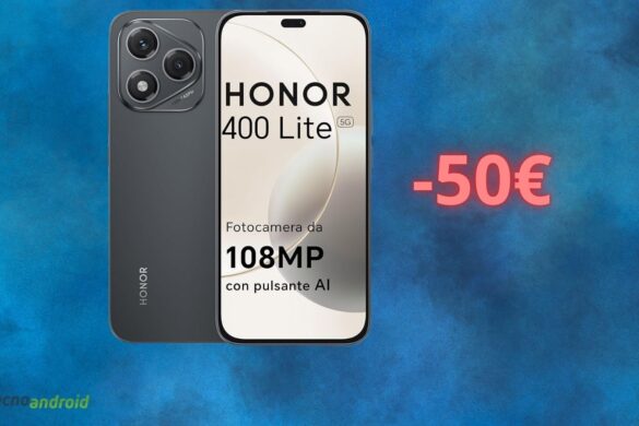 Honor 400 Lite ha un PREZZO SHOCK su Amazon solo oggi