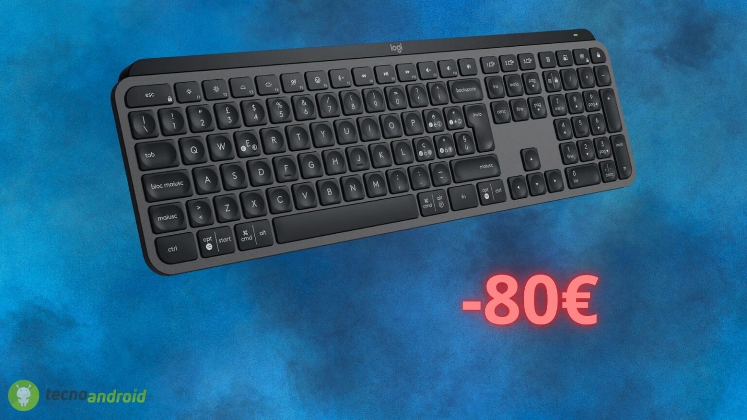 Tastiera Logitech MX Keys S al prezzo più BASSO su Amazon: costa solo 80€