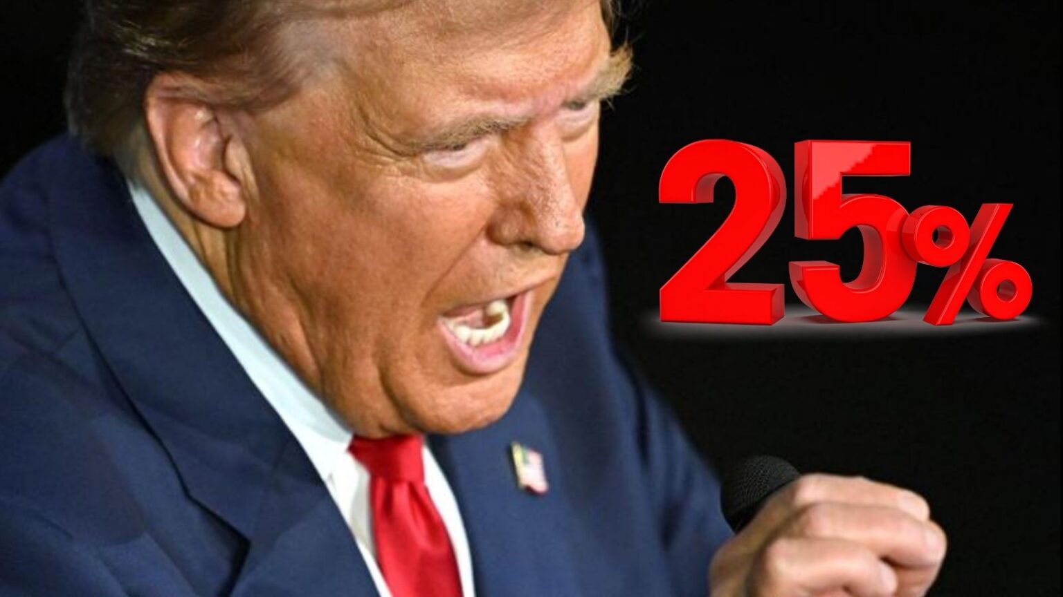 Guerra commerciale: Trump scatena l'inferno economico con i dazi al 25%