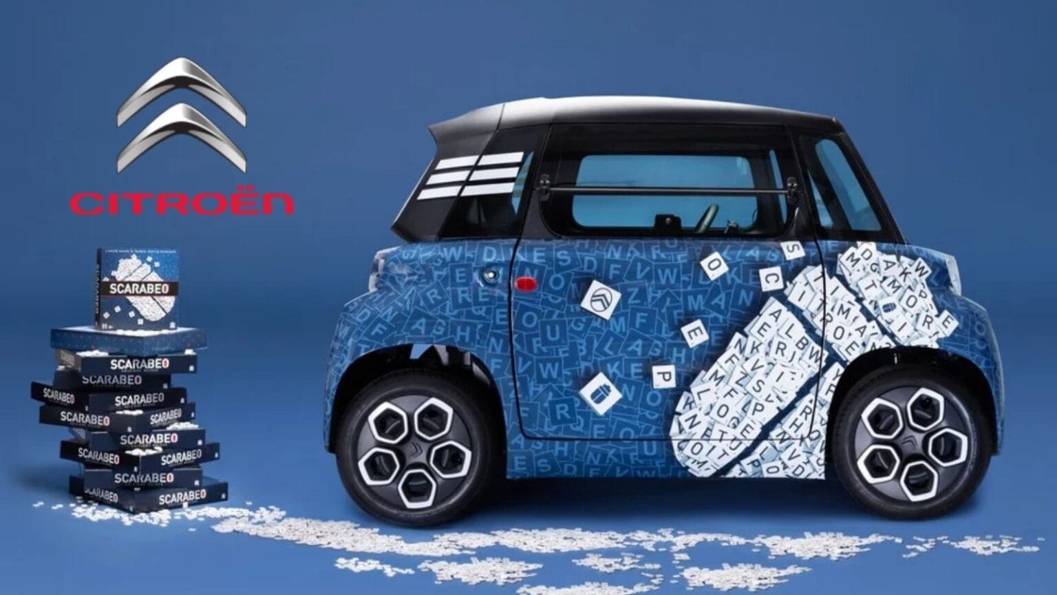 Citroen Ami versione Scarabeo: il gioco del design alla Milano Design Week 2025