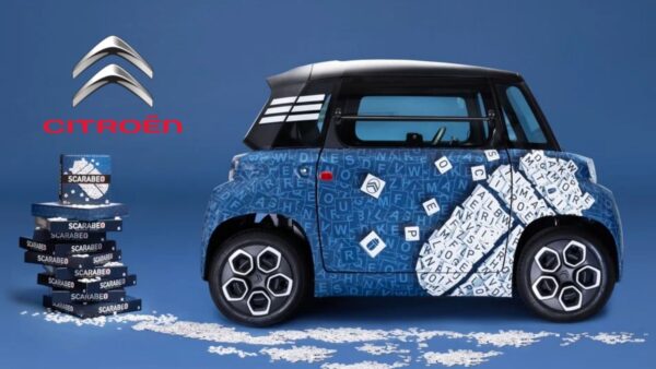 Citroen Ami versione Scarabeo: il gioco del design alla Milano Design Week 2025