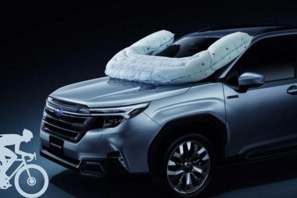 Sicurezza auto: Subaru lancia un airbag pensato per i ciclisti
