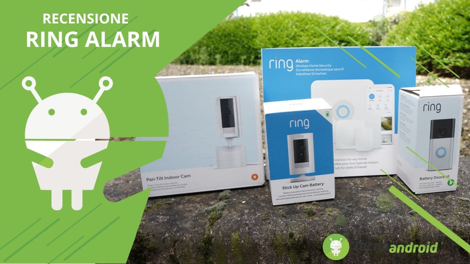 Ring Alarm, un sistema d'allarme smart con videocitofono, videocamera interna e esterna - Recensione