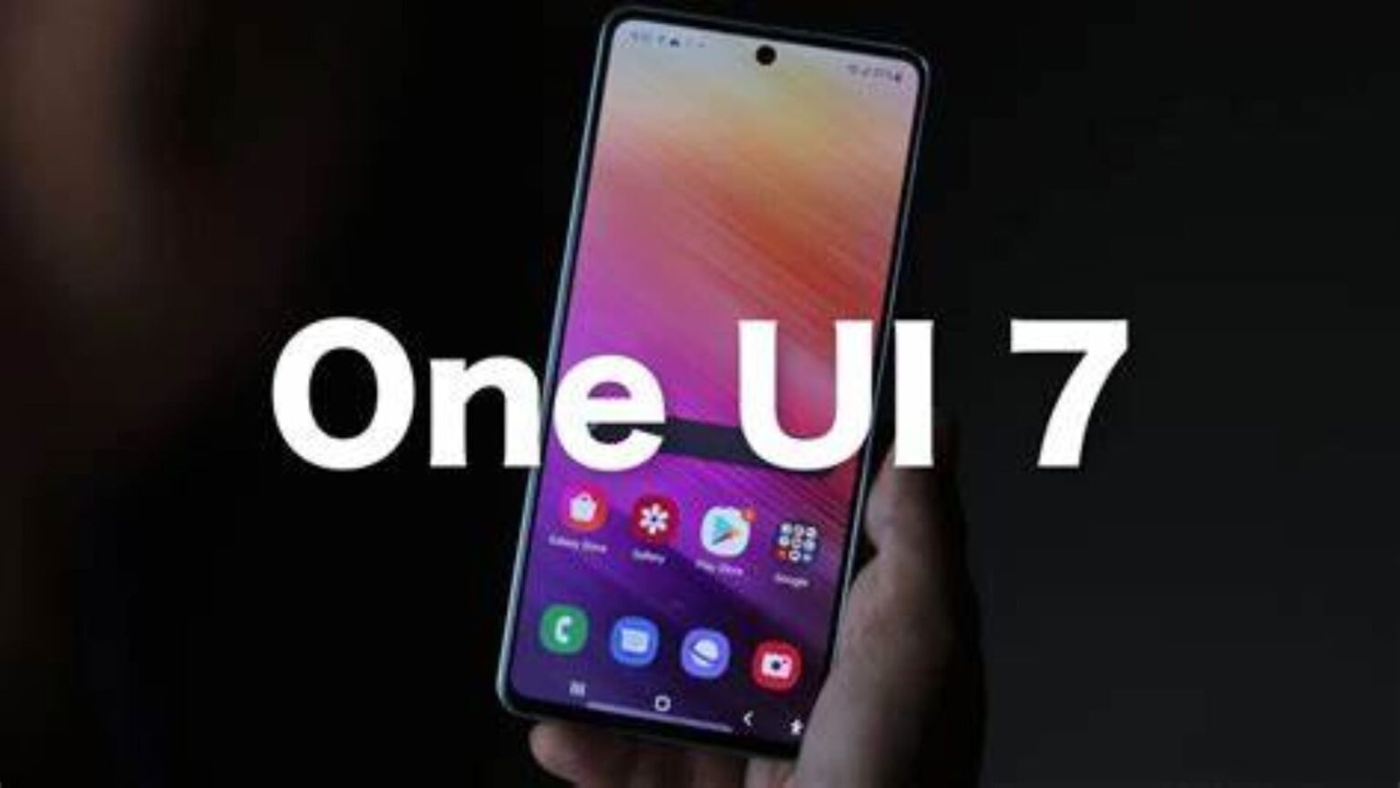 Samsung, rilascio della One UI 7